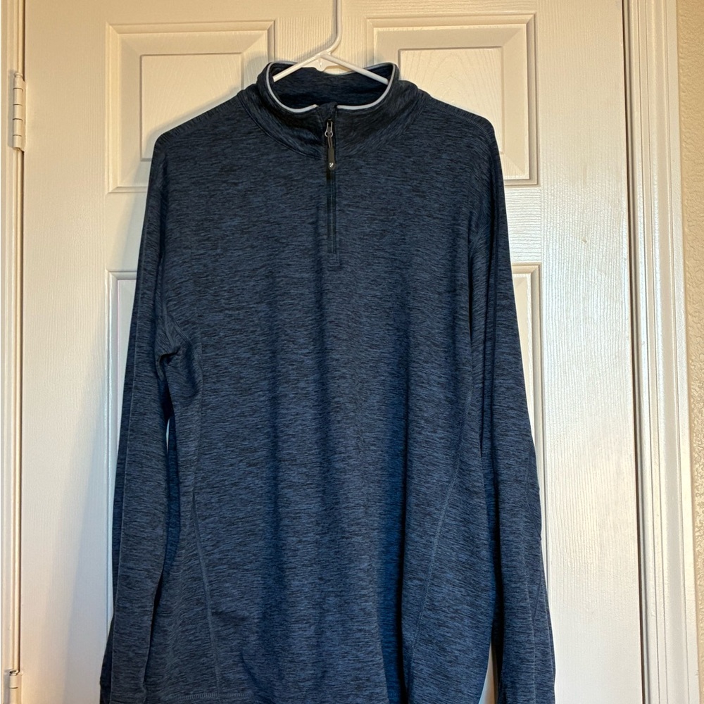 Daniel Cremieux Navy Zip-Up Sweater